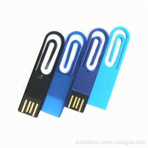 Clip-shaped USB Flash Drives with Over 10 Years Data Retention